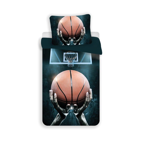 Puuvillane laste voodipesu 140x200 cm Basketball - Jerry Fabrics