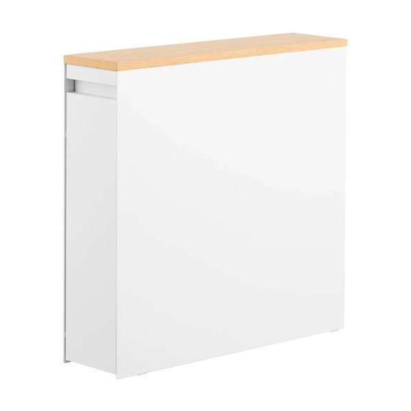 Valge metallist vannitoariiul 14x55 cm Tower - YAMAZAKI