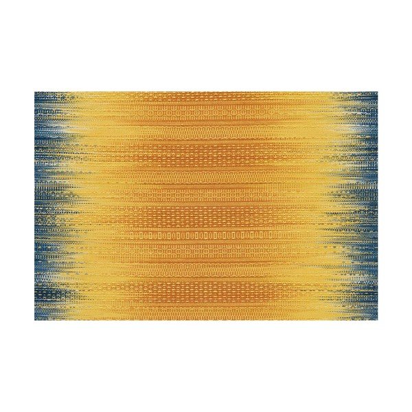 Modro-žlutý ručně vyráběný koberec Arte Espina Sunset 8070, 140 x 200 cm-image-3