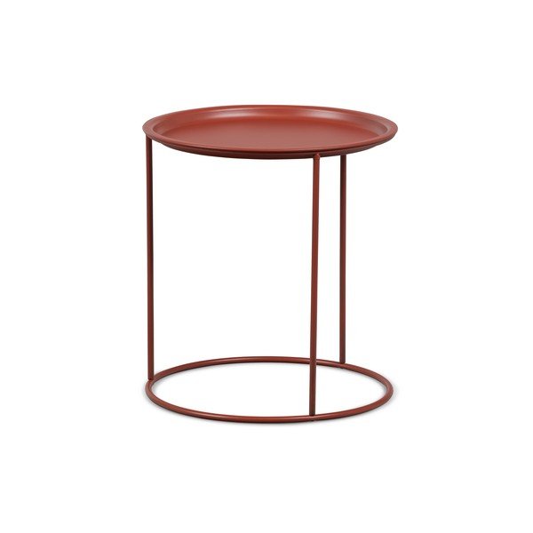 Punane kohvilaud, ø 40 cm Ivar - WOOOD-image-2