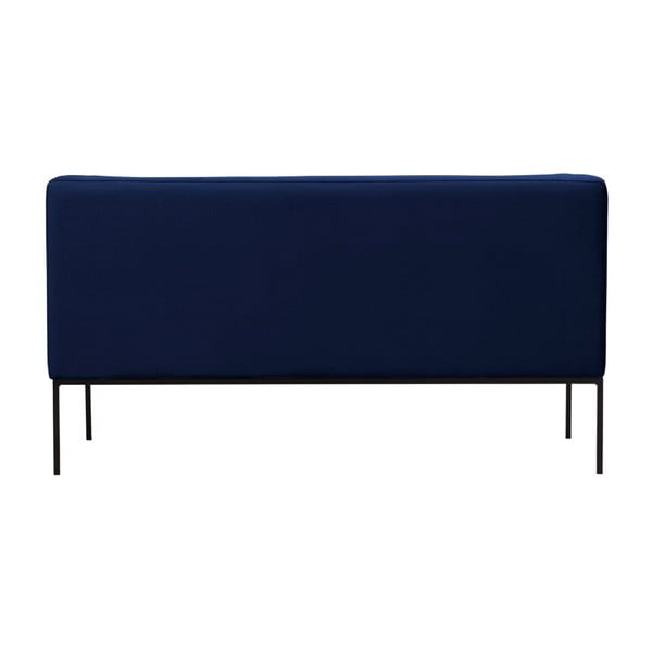 Tmavě modrá sametová pohovka Windsor & Co Sofas Neptune, 145 cm-image-3