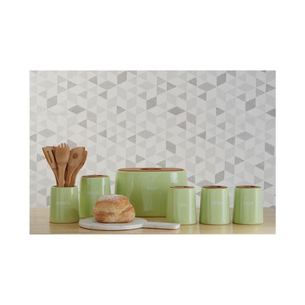 Zelená nádoba na kuchyňské nástroje Premier Housewares Fletcher, 800 ml-image-4