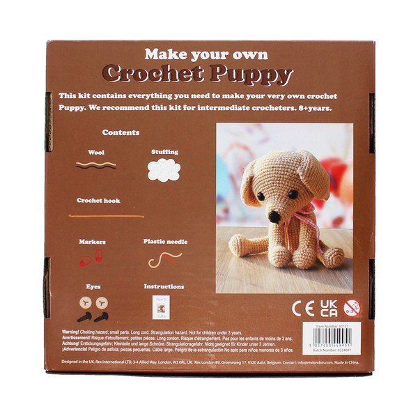Loominguline komplekt DIY Crochet Puppy - Rex London-image-4