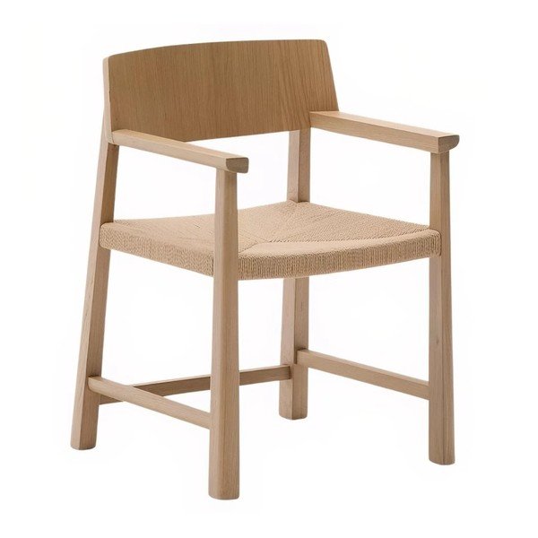 Tammepuidust söögitool käetugedega Idun - Kave Home