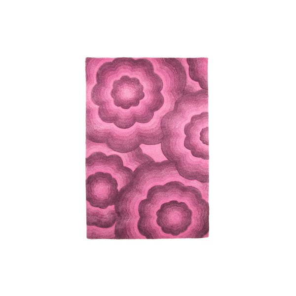 Vlněný koberec Realm 120x180 cm, fialový