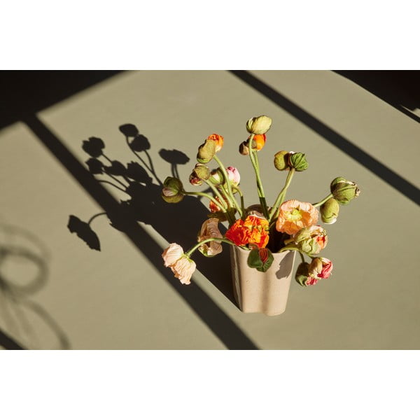 Beež keraamiline vaas (kõrgus 30 cm) Sapo - Hübsch-image-4