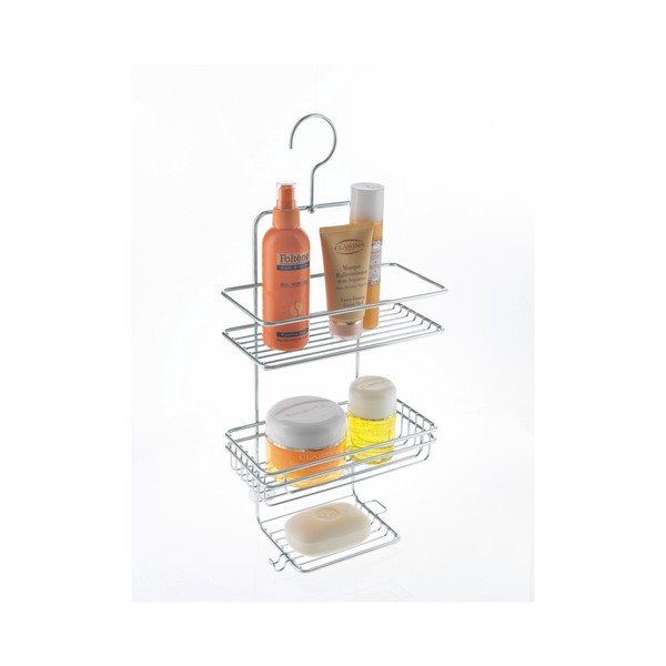 Závěsný stojan do sprchy z nerezové oceli Metaltex, výška 48 cm-image-1