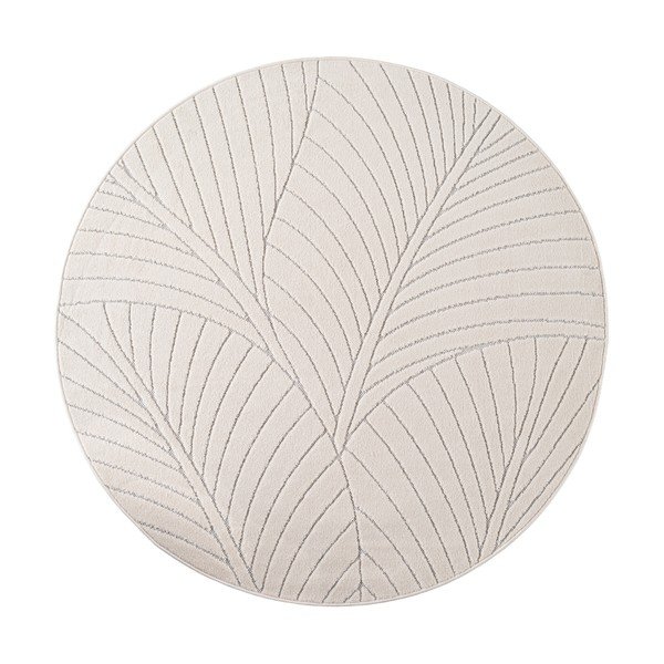 Kreemikas ümmargune sise- ja õuevaip ø 160 cm Nova 1203 - Ayyildiz Carpets