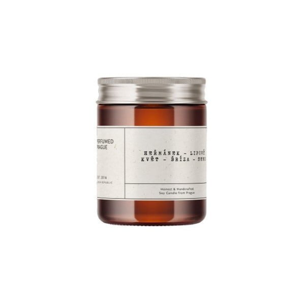 Sojavahaküünal kummeli ja laimi lõhnaga, põlemisaeg 40 h. - Perfumed Prague-image-3