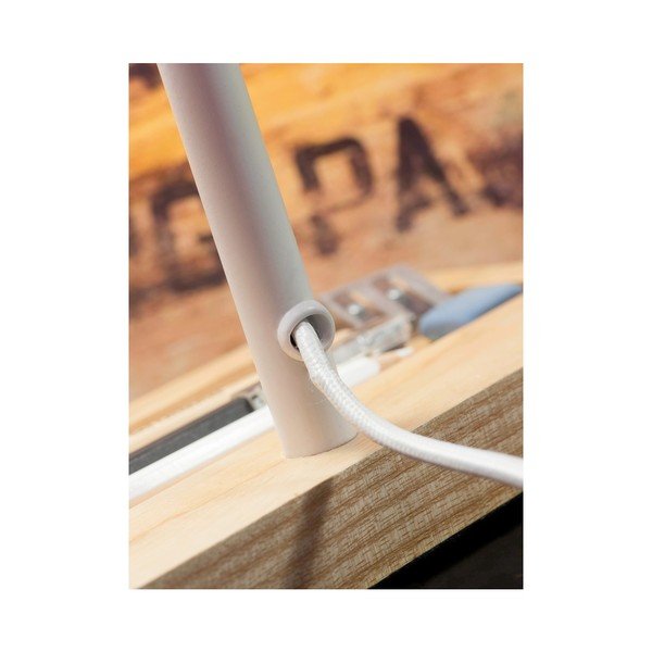 Valge ja naturaalset värvi metallist lambivarjundiga laualamp (kõrgus 40 cm) Cambridge - it's about RoMi-image-1