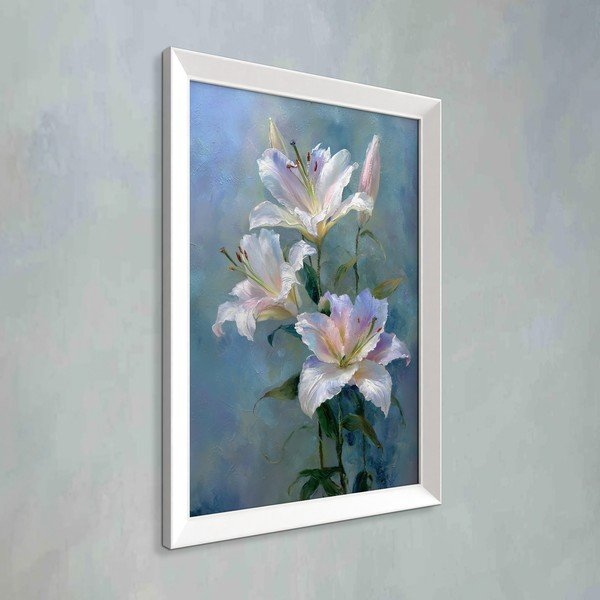 Trükitud pilt raamiga 56x75 cm Lilies - Styler-image-3
