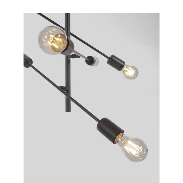 Must rippvalgusti ø 55 cm Spica - Kave Home-image-3