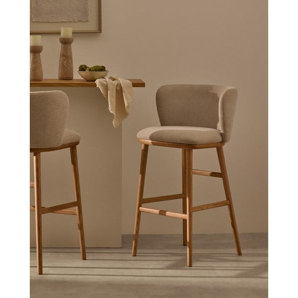 Beež baaritool (istme kõrgus 75,5 cm) Ciselia - Kave Home-image-1