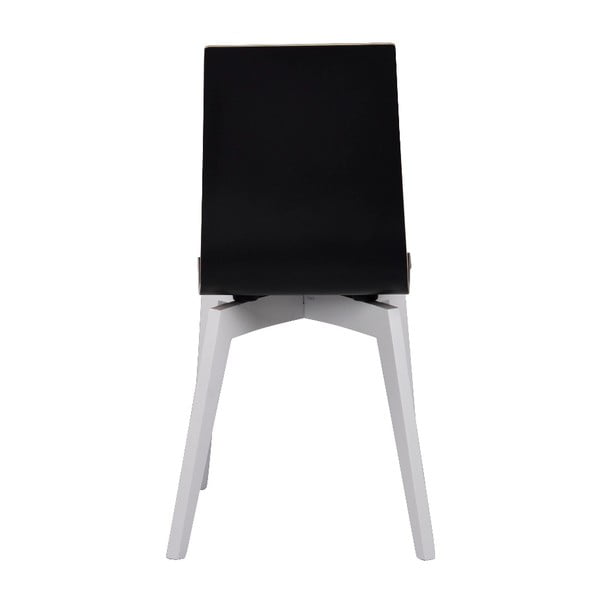 Černá jídelní židle s bílými nohami Rowico Grace-image-1