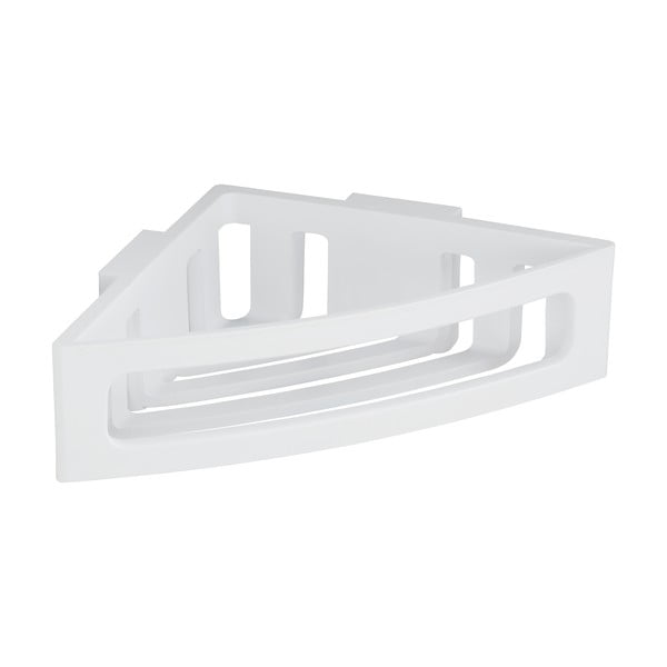 Valge nurgas isekandev plastikust vannitoa riiul Bralia - Wenko-image-4