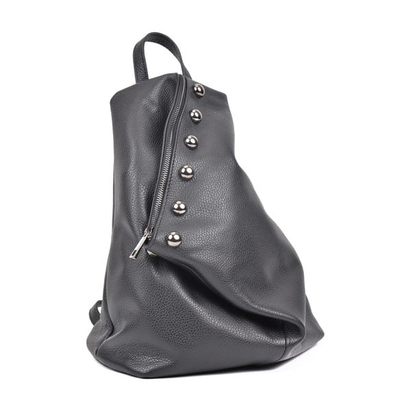 Must nahast seljakott Mell - Luisa Vannini-image-2