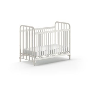 Valge metallist võrevoodi 60x120 cm BRONXX - Vipack