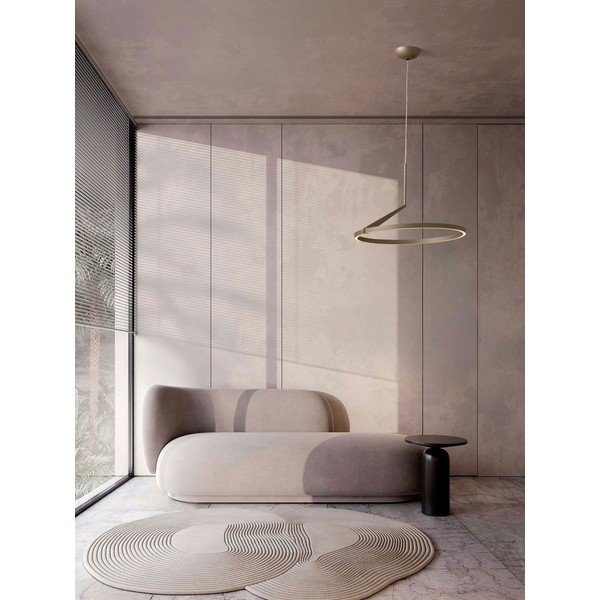 Alumiiniumist hämardatav LED-rippvalgusti roosakuldses värvitoonis, läbimõõduga 60 cm Tilia - Nova Luce-image-1