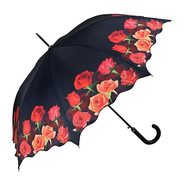 Holový deštník Von Lilienfeld Bouquet of Roses, ø 100 cm