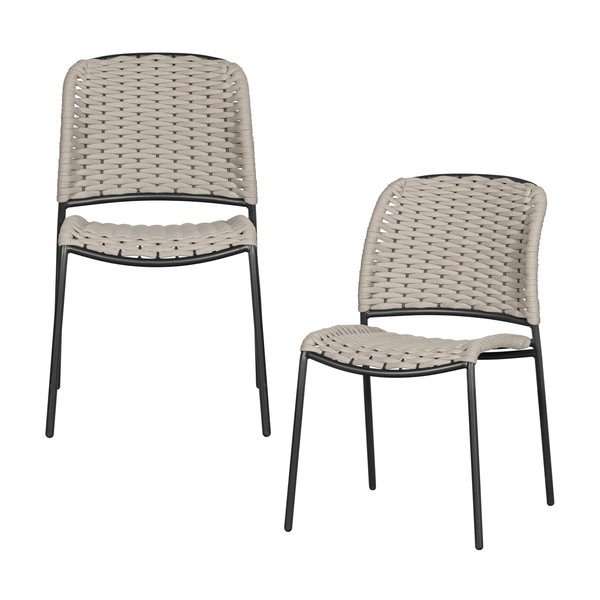 Mustad-beežid metallist aiatoolid 2tk komplektis Taku - Exotan-image-1