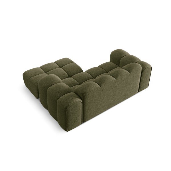 Roheline šenillist nurgadiivan (parem nurk) Treno - Cosmopolitan Design-image-3