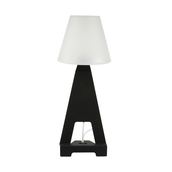 Stolní lampa se stojanem na tablet, černá-image-1
