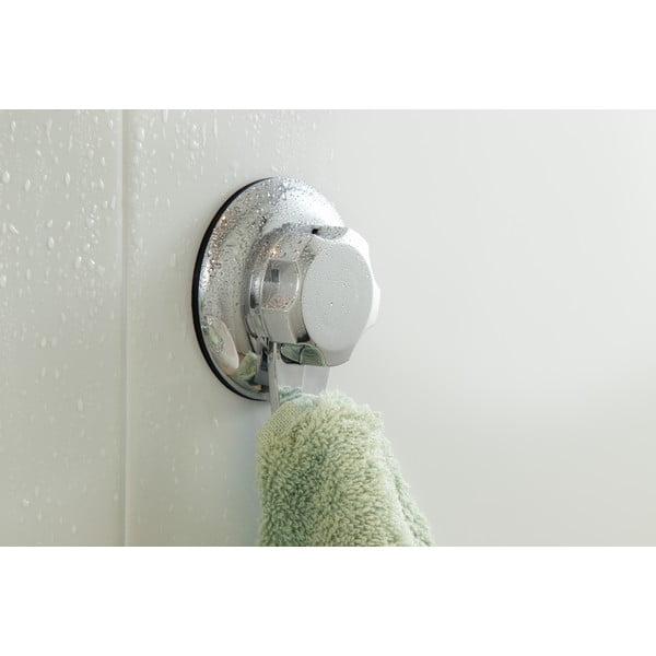 Isekinnituvad hõbedased metallkonksud 4 tk komplektis Bestlock Bath - Compactor-image-4