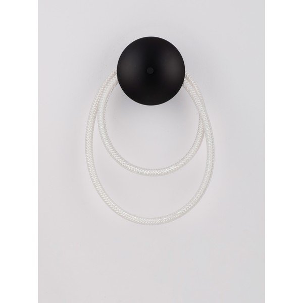Valge/mattmust terasest LED-seinavalgusti Ilane - Nova Luce-image-3
