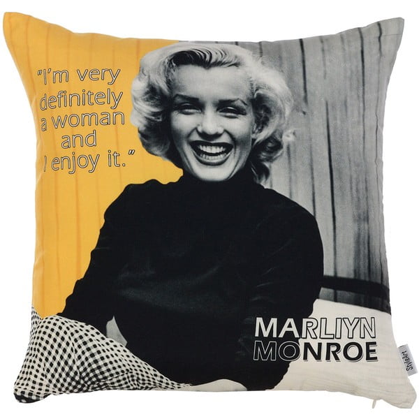 Povlak na polštář Mike & Co. NEW YORK Marilyn Quote, 43 x 43 cm