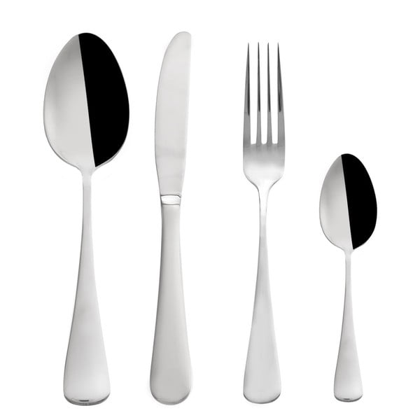 Roostevabast terasest söögiriistad hõbedast värvi 24 tk Canada - Orion