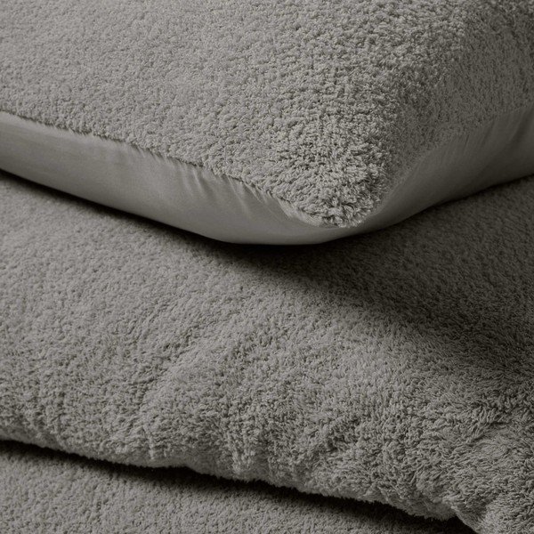 Antratsiitvärvi kaheinimese/pikendatud mikroplüüsist voodipesu 240x220 cm Helena - douceur d'intérieur-image-2