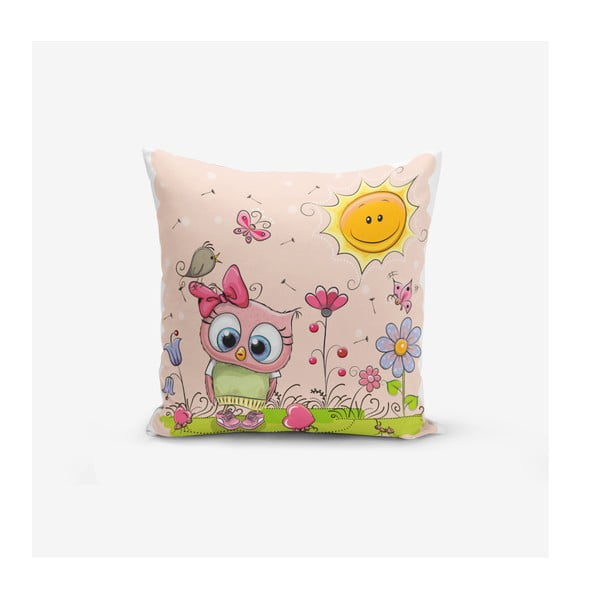 Beebi padjapüür 43x43 cm Pink Owl - Mila Home