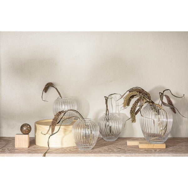 Puhutud klaasist vaas, kõrgus 14 cm Hammershøi - Kähler Design-image-3