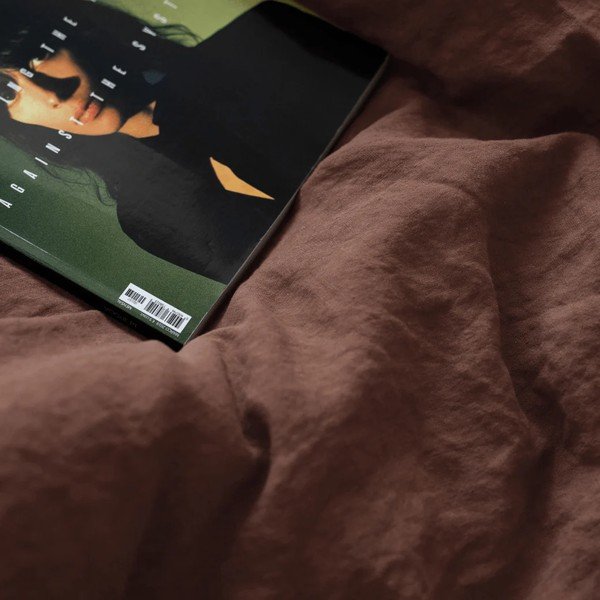 Linane padjapüür 50x60 cm Chocolate - Linen Tales-image-1