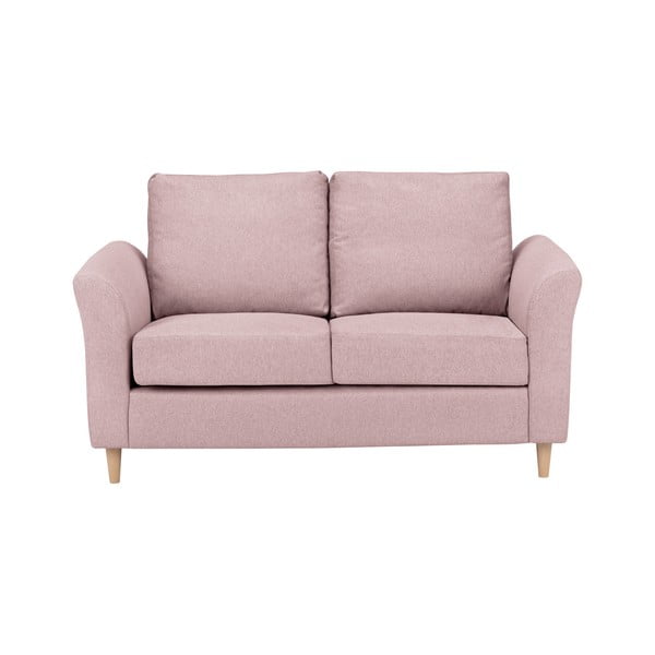 Růžová dvoumístná pohovka Kooko Home Smooth-image-4