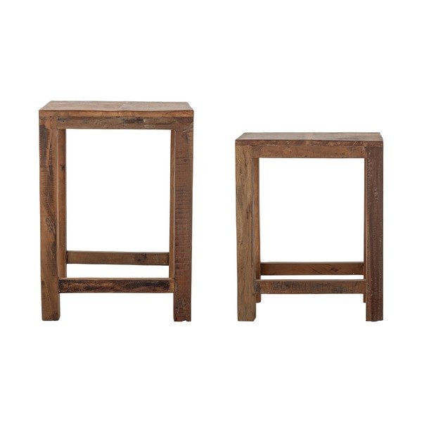 Abilauad 2 tk komplektis, valmistatud taaskasutatud puidust, 40x36 cm Galen - Bloomingville-image-4