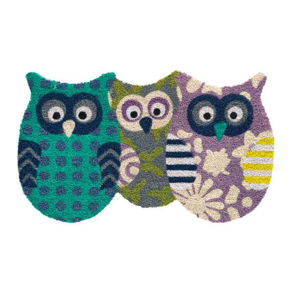 Rohožka Hamat Owls Friends II, 45 x 75 cm