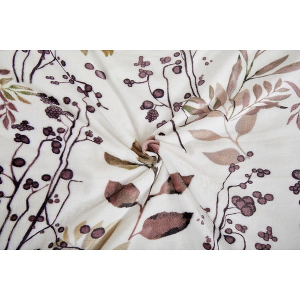 Valge-pruun mikroplüüsist voodipesu üheinimesevoodile 140x200 cm Ramita - My House-image-1