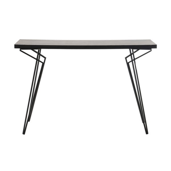 Konzolový stolek s kovovými prvky InArt Wooden