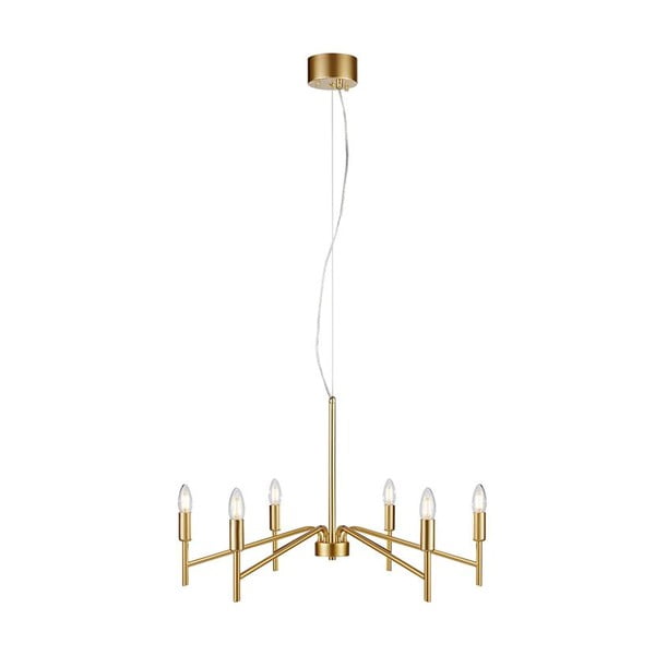 Rippvalgusti kuldset värvi , ø 70 cm Monarch - Markslöjd-image-3