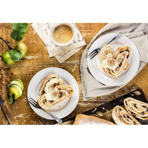 Valge portselanist magustoidutaldrik ø 26 cm - Maxwell & Williams-image-1