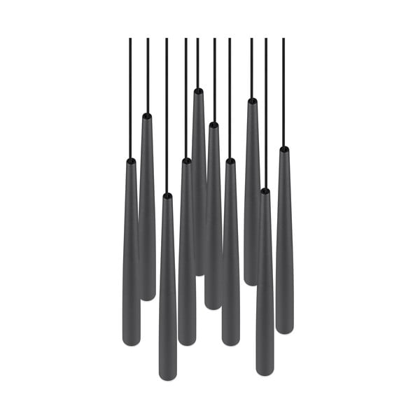 Must LED-rippvalgusti ø 30 cm Cala - Trio Select-image-2