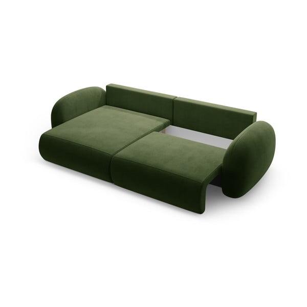  Roheline sametist lahtikäiv hoiuruumiga nurgadiivan Tonale – Cosmopolitan Design-image-3