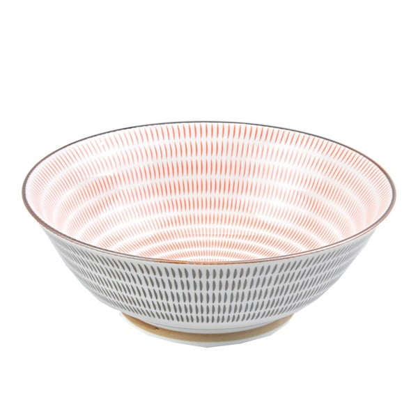 Porcelánová miska Pink Stripes, 19 cm