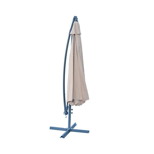 Beež päikesevarju ø 350 cm - Rojaplast-image-4
