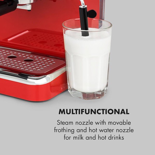 Punane kohvimasin Espressionata Gusto - Klarstein-image-4