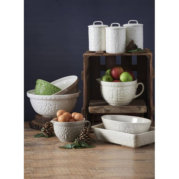 Valge keraamiline kauss koos nõuga , 1,9 l In the Forest - Mason Cash-image-2