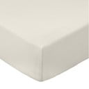 Beež perkal-puuvillane voodilina 90x190 cm Cotton Percale - Bianca