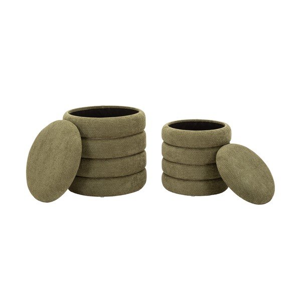 Khaki värvi taburetid kahes komplektis Nordic Style - Mauro Ferretti-image-3