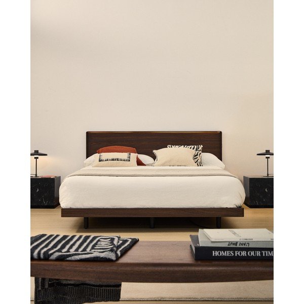 Pruun voodipeats 192x91 cm Norlen - Kave Home-image-2